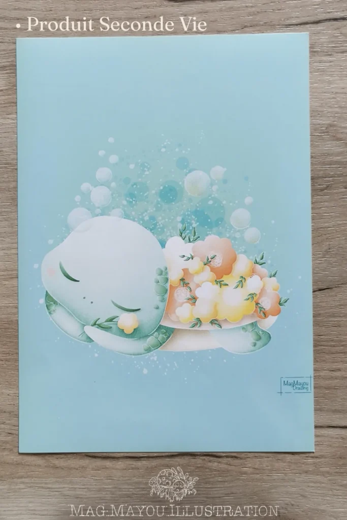 Impression Seconde Vie - Petite tortue